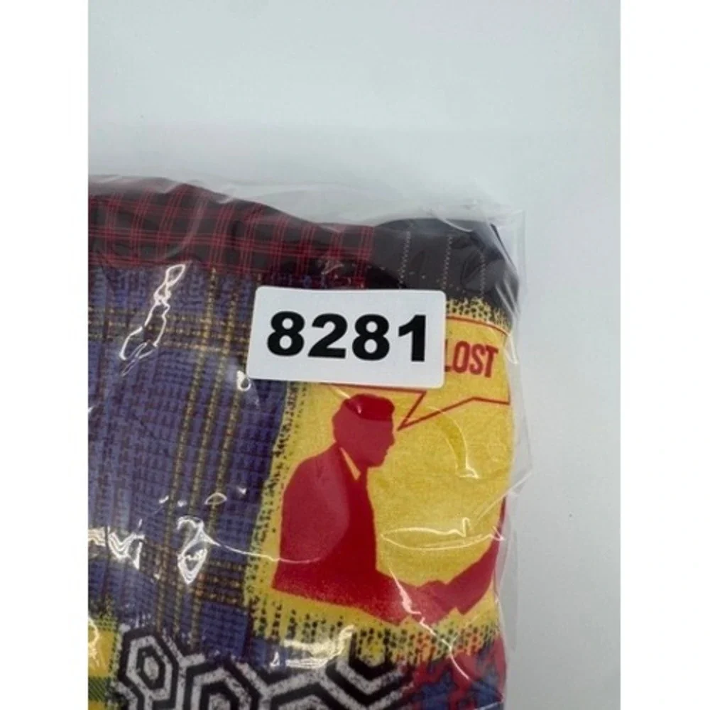 Lost Enterprises Board Shorts‎ Mens 32 Y2K Multicolor Patchwork Graphic Surf